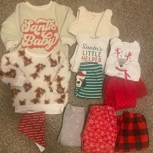 Baby Girl Christmas Bundle- 6-9mo
